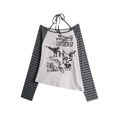 Women's Loose-fitting Long-sleeve T-shirt