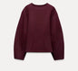 Fashion Long Sleeve O-neck Pleated Top Wide Leg Pants Women's Suit