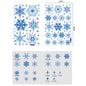 Christmas Elk Snowflake Sticker Decoration Glass Window Kids Room Christmas Wall Stickers Home Decals Decoration