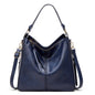 Hobos Zipper Bucket Bags With Adjustable Shoulder-strap Handbags Temperament High Capacity Messenger Shoulder Bag For Women