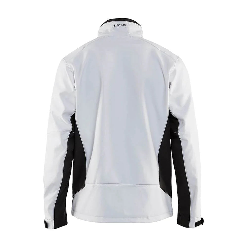 Blaklader 4950 Softshell Jacket White/Dark Grey / Small