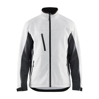 Blaklader 4950 Softshell Jacket White/Dark Grey / Small