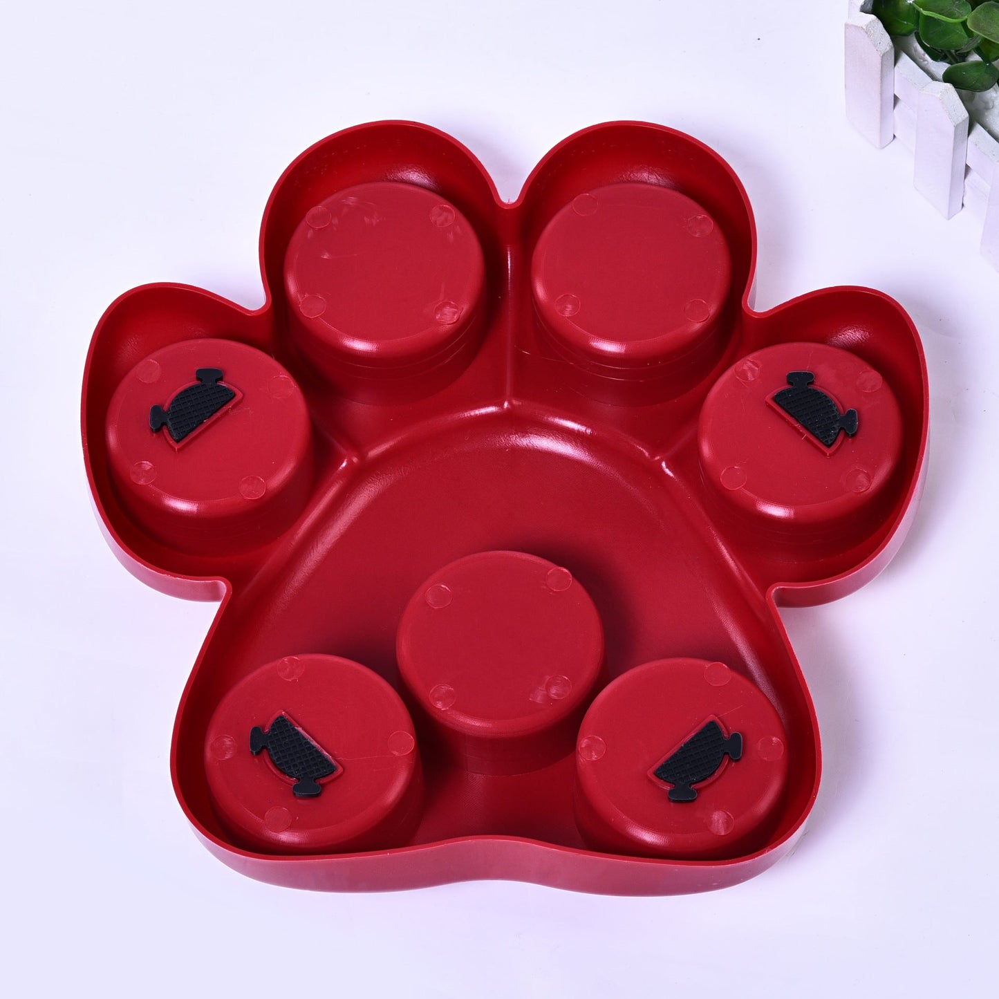 Large Footprint Dog Educational Toy Pet Treasure Hunting Slow Food Box