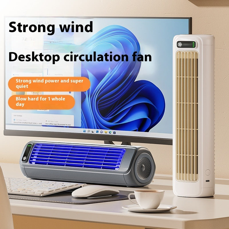 Large Wind Mute Fan Long Endurance Portable USB Fan