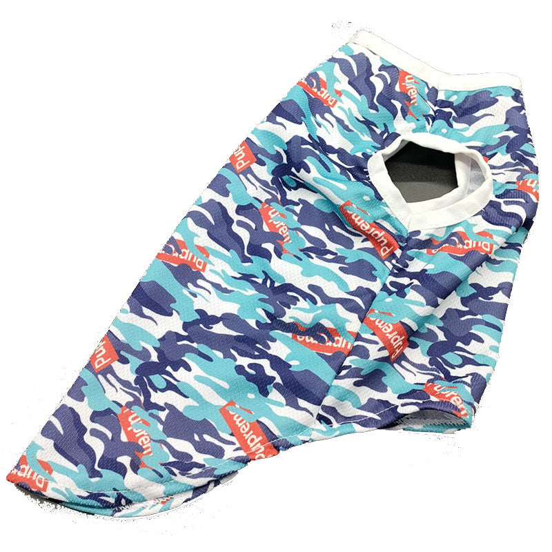 Spring And Summer Camouflage Dog Vest Clothes