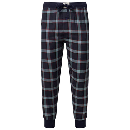 Lucky Brand Crew Neck & Closed Hem Flannel Pant Pyjama Set