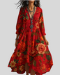 Home | Lightweight Bohemian Floral Maxi Dress