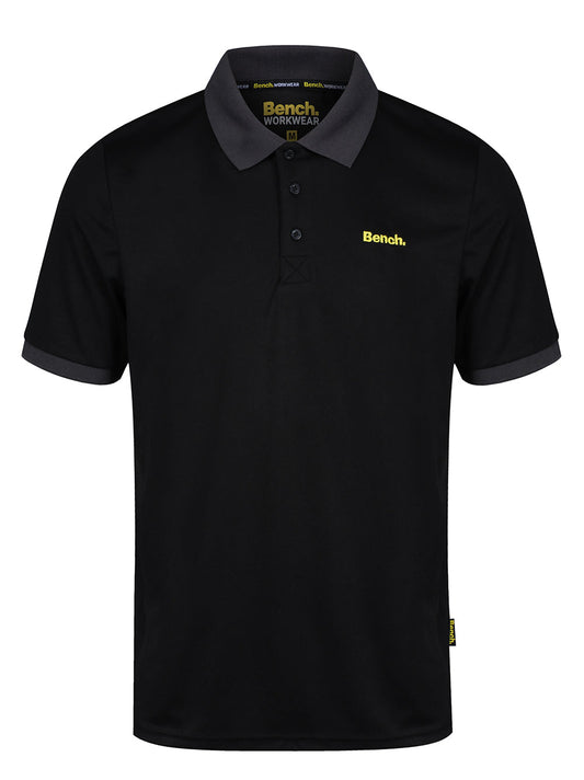 Bench Workwear Black Georgia Polo Shirt
