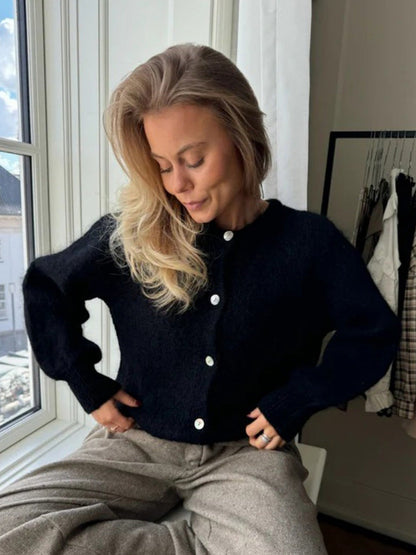 Macaron Color Sweater Cardigan For Women
