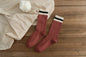 Women's Chunky-knit Rabbit-fur Ankle Socks Mid-calf Length