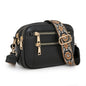 Ladies' Small Square Bag Two-tone Leather Crossbody Bag Large-capacity PU Crossbody Wallet Multi-functional For Women's Bag