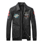 New Black Patch Youth Slim Korean Fashion Men's Trench Coat