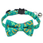 Irish Festival Plaid Bow Cat Collar