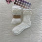 Coral Fleece Warm Breathable Thickening Mid-calf Socks