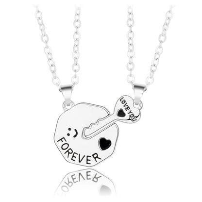 Heart Letter Necklace Simple Niche Valentine's Day Gift
