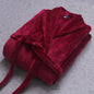 Coral Fleece Pajama Gowns For CouplesExtra Thick