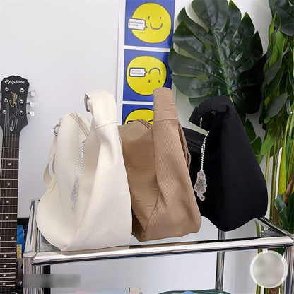 Women's Fashion Simple Solid Color Crossbody Bag