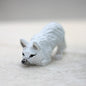 Handmade Wooden Cat Figurine - Artisan Carved Wood Cat Sculpture Home Decor Gift