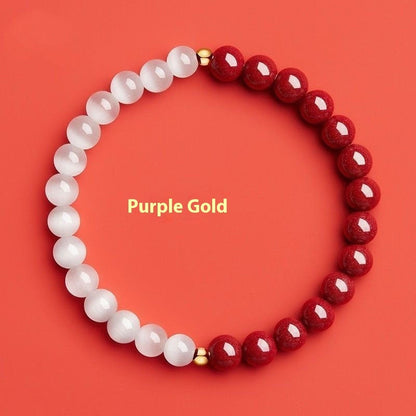 Women's Imitation Cinnabar Bracelet Opal Valentine's Day Gift