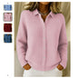 Casual Fashion Button Knitted Lapel Sweater