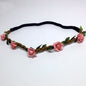 Rose Flower Headband Wreath Bridal Korean Style