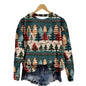Women's Loose-fit Crew-neck Long-sleeve Top