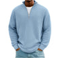 Men's Hoodie Waffle Knit Pullover