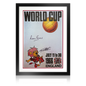 Geoff Hurst & Martin Peters Signed England World Cup 1966 Signed Poster Deluxe Mount Display