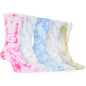 5 Pack Tie Dye Sport Socks Cotton Durable Blend for Casual & Everyday Designer Wear Unisex by Sock Stack