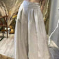 Womens Summer Retro Loose Slimming High-Waisted Pants