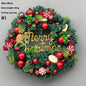 Christmas Decoration Upside Down Christmas Tree Horn Rattan Christmas Wreath