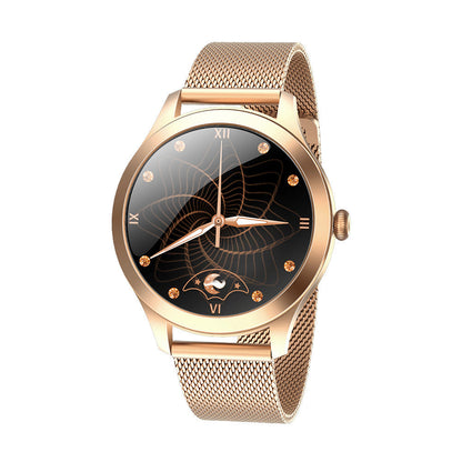 KW10 Pro Women's Smart Watch - Luxury Steel Fitness Tracker with Heart Rate Monitor