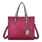 Diagonal cross bag Solid color stone tote bag
