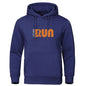 Street Fashion Printing Loose-fitting Hoodie Men