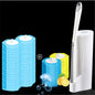 Premium Disposable Toilet Brush Set | Hygienic Deep-Clean System with Replaceable Heads
