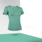 Summer Yoga Sweat Absorption Quick Drying Short Sleeve T-shirt