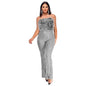 European And American Summer New Women's Sleeveless Backless Jumpsuit