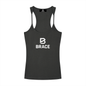 BRACE Slim Fit Ribbed Racerback Tank Top