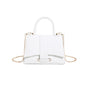 Pure Color Trendy Shoulder Portable Small Square Bag