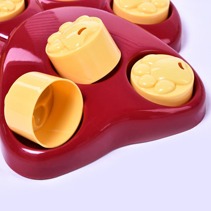Large Footprint Dog Educational Toy Pet Treasure Hunting Slow Food Box