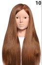 Wig head practice round hair