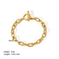 Stainless Steel Ornament Bracelet Female