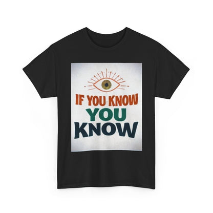 If You Know You Know Retro Eye Tee | Vintage Graphic T-Shirt