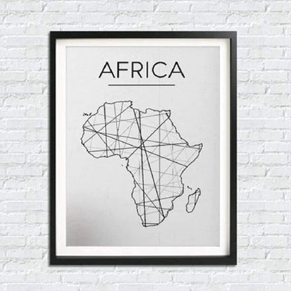 Modern Minimalist Canvas Wall Art - Contemporary Abstract Painting for Living Room