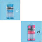 Water Soluble Color Lead Painted Solid Watercolor Brush Set