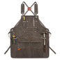 Fashion canvas apron custom logo anti-fouling thickening