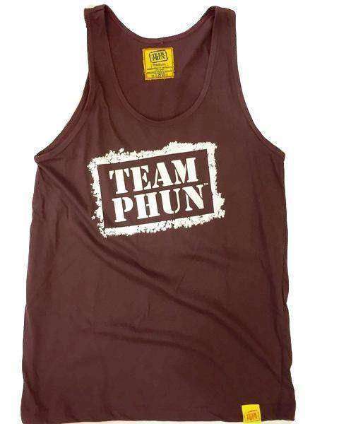 team phun stencil tank top