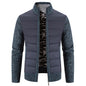 Men's Cardigan Sweater Stand Collar Sweater Coat
