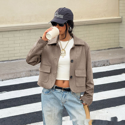Simple Stylish Versatile Casual And Relaxed-fit Women's Jacket