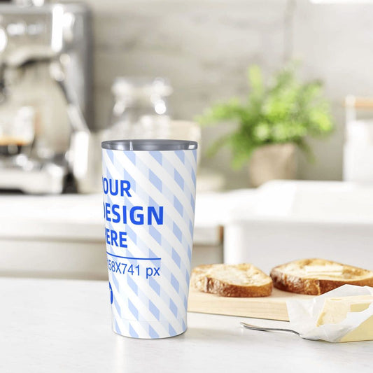 20oz Stainless Steel Car With Straw Cup